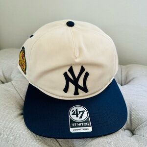 NY Yankees Blackstock Weber ‘47 Brand navy and cream snapback cap NWT